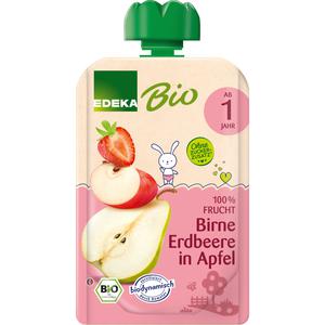 EDEKA Bio Bio EDEKA Birne Erdbeere in Apfel ab 1.Jahr 100g