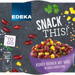 EDEKA Kidneybohnen mit Mais in Kräuterdressing 160g