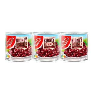 GUT&GÜNSTIG Rote Kidneybohnen 3x200g