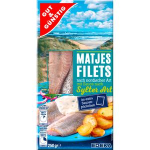 GUT&GÜNSTIG Matjesfilets mit Sauce nach Sylter Art 250g