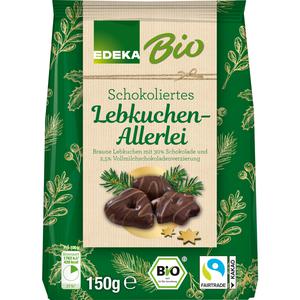 EDEKA Bio Bio EDEKA Lebkuchen allerlei schokoliert 150g