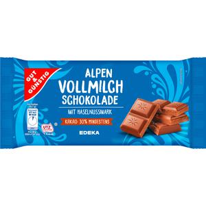 GUT&GÜNSTIG Alpenvollmilchschokolade 100g