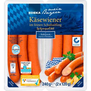 EDEKA mein Bayern Käsewiener 2x120g QS GQB