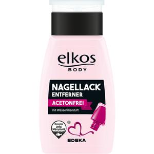 elkos BODY EDEKA elkos Nagellackentferner mit Tellerpumpe acetonfrei Wasserlilie 200ml