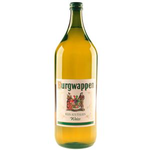 Burgwappen weiß Tafelwein Italien 2l