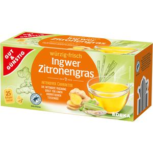 GUT&GÜNSTIG Ingwer Zitronengras Tee 25x1,75g