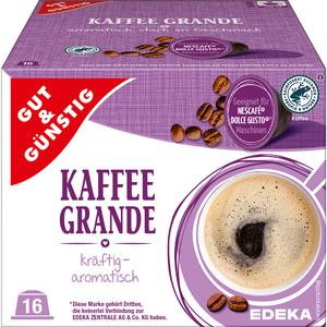 GUT&GÜNSTIG Kaffeekapseln Grande 16ST 128g