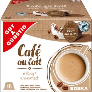 GUT&GÜNSTIG Kaffeekapseln Cafe au Lait 16ST 160g