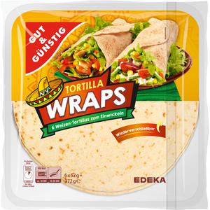 GUT&GÜNSTIG Tortilla Weizen Wraps 370g