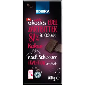 EDEKA Edel Zartbitter Schokolade 81% 100g