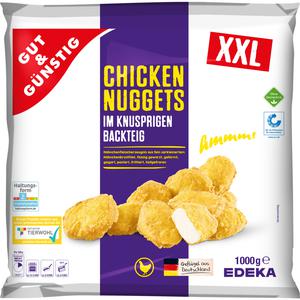 GUT&GÜNSTIG Chicken Nuggets im Backteig 1000g VLOG QS