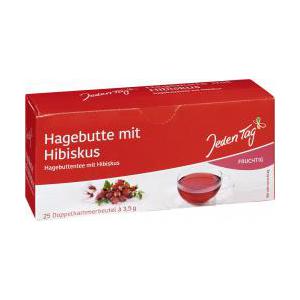 Jeden Tag Hagebuttentee mit Hibiskus