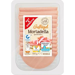 GUT&GÜNSTIG Geflügel Mortadella 100g QS