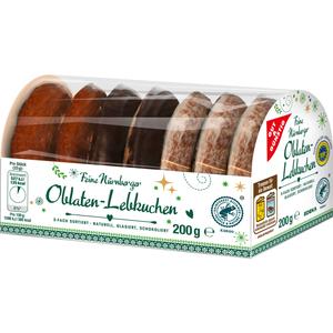 GUT&GÜNSTIG Oblatenlebkuchen Mischung natur, schokoliert und glasiert 200g