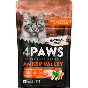 4PAWS 4Paws amber valley Perlhuhn&Landgemüse 85g