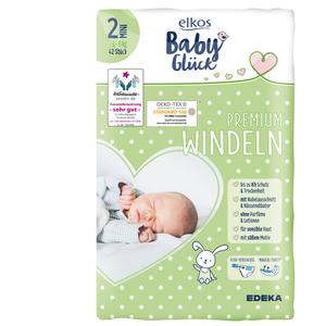 elkos BabyGlück EDEKA elkos Baby Glück Windeln Gr.2 Mini 42ST