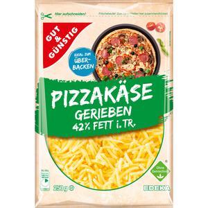 GUT&GÜNSTIG Pizzakäse gerieben 250g VLOG