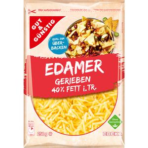 GUT&GÜNSTIG Edamer gerieben 40% 250g VLOG