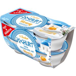 GUT&GÜNSTIG Joghurt griechischer Art Honig 4x150g