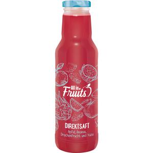 All in Fruits Direktsaft Pink 0,75l