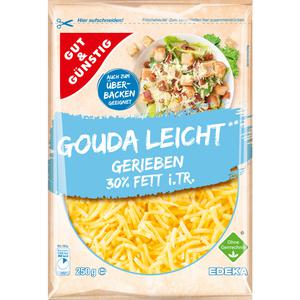 GUT&GÜNSTIG Gouda leicht gerieben 30% 250g VLOG