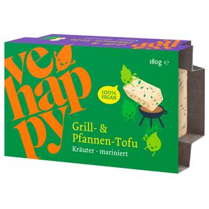 vehappy Grill- und Pfannentofu mariniert Kräuter 180g