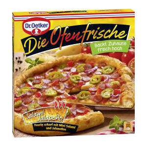 Dr. Oetker Die Ofenfrische Pizza Salami-Jalapeno