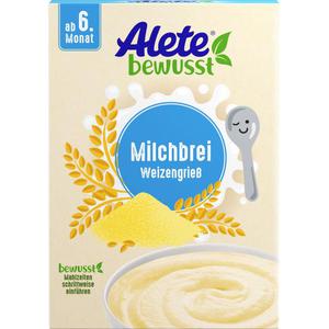 Alete bewusst Milchbrei Weizengrieß