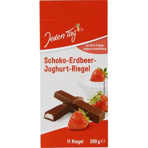 Jeden Tag Schoko-Erdbeer-Joghurt-Riegel