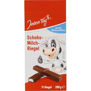 Jeden Tag Schoko-Milch-Riegel