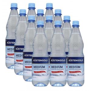 Küstengold Mineralwasser Medium PET (Mehrweg)