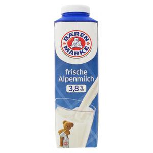 Bärenmarke Die Alpenfrische Vollmilch 3,8%