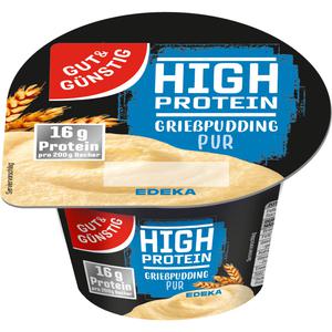 GUT&GÜNSTIG Protein Grießpudding Pur 200g