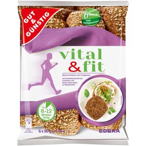 GUT&GÜNSTIG Vital&Fit Mehrkornbrötchen 540g