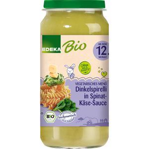 EDEKA Bio Bio EDEKA Dinkel-Pasta in Spinat-Käse-Sauce ab dem 12.Monat 250g