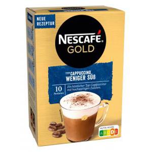 Nescafé Gold Typ Cappuccino weniger süß