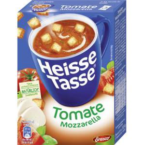 Erasco Heisse Tasse Tomate-Mozzarella-Suppe