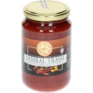 Koningsvogel Chilipaste Sambal Trassi 375 GR