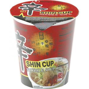 NONG SHIM Instant-Nudeln Shin im Becher, scharf - 75 g