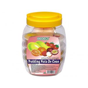 COCON Dessert mit Kokosnussgel „Nata de Coco“ (Fruchtgeschmack sortiert) - 1280 g (16 Becher)