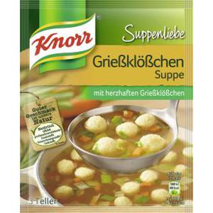 Knorr Suppenliebe Grießklößchen Suppe