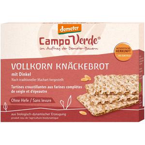 Campo Verde Demeter Vollkorn Knäckebrot mit Dinkel