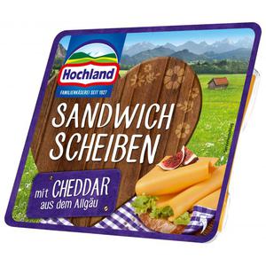 Hochland Sandwich Scheiben mit Cheddar