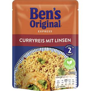 Ben's Original Express Curryreis mit Linsen