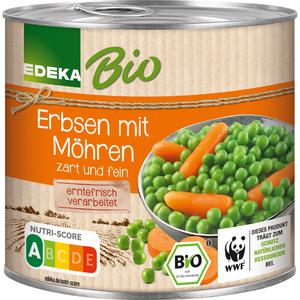 EDEKA Bio Bio EDEKA Erbsen mit Möhren sehr fein 400g