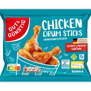 GUT&GÜNSTIG Chicken Drumsticks Paprika gegart 750g VLOG QS