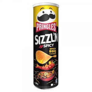 Pringles SIZZL'N Spicy Barbecue Chips