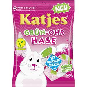 Katjes Grün-Ohr Hase 1/3 weniger Zucker