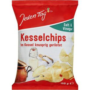 Jeden Tag Kesselchips Salt & Vinegar