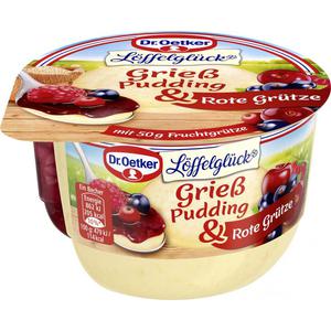 Dr. Oetker Löffelglück Grießpudding & Roter Grütze